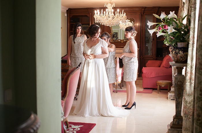Moulin Rouge Wedding. Blanco de novia