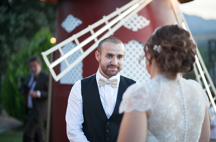 Moulin Rouge Wedding. Blanco de novia