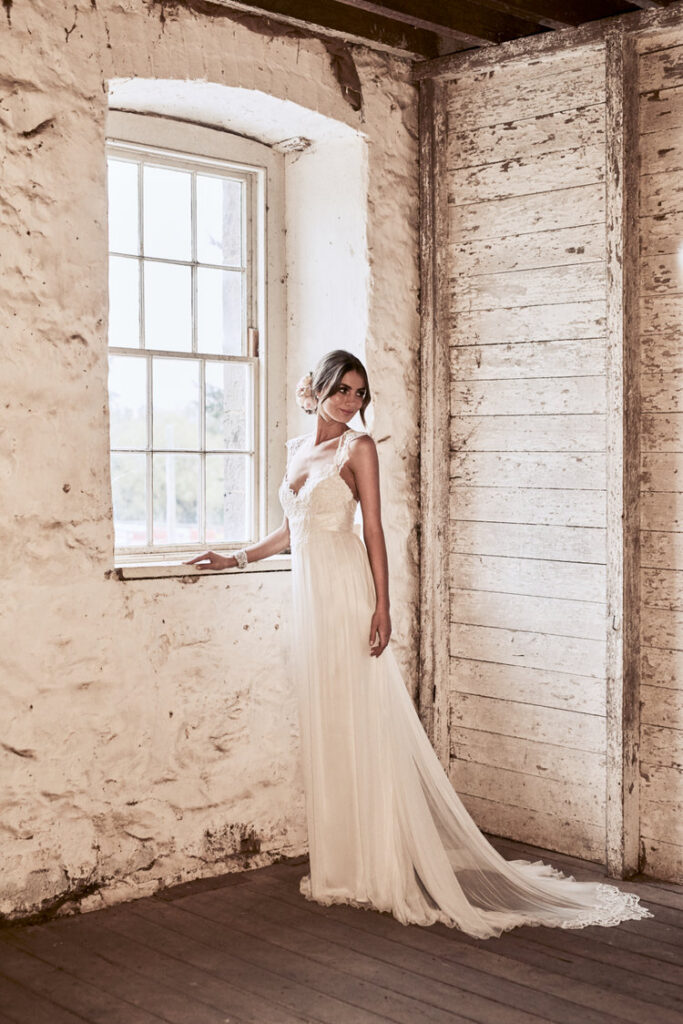 Trunk Show Anna Campbell Blanco de Novia