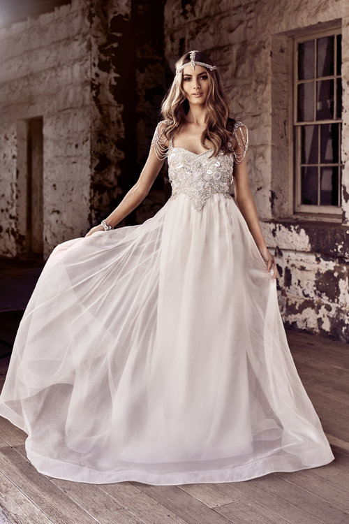 Trunk Show Anna Campbell Blanco de Novia