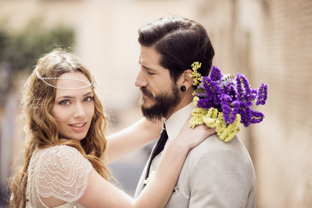 Novia Jenny Packham Blanco de Novia